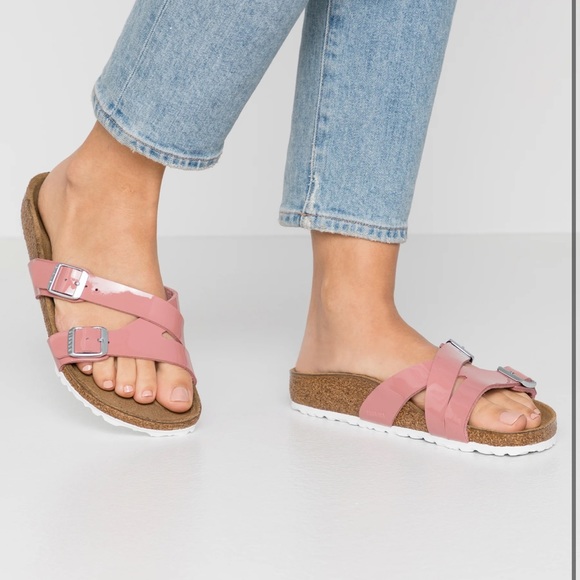 BIRKENSTOCK🍁🍂Yao Metalic Old Rose women’s  size 37 - Picture 9 of 9